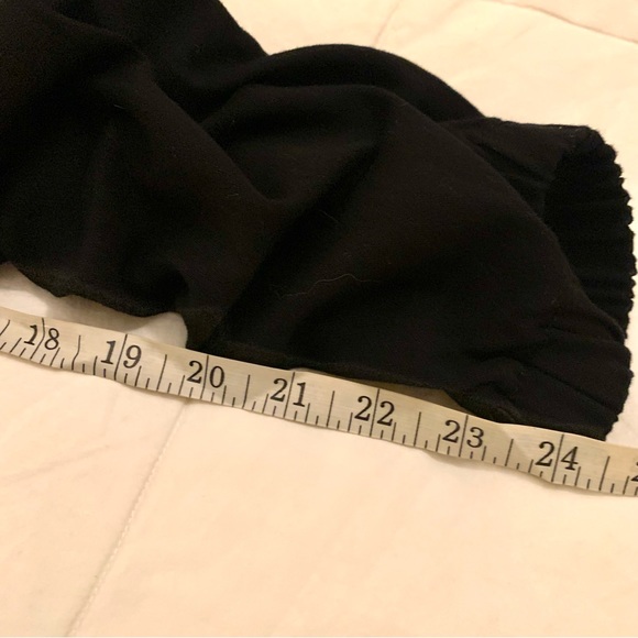 SHEIN Curve 1XL Ruched Joggers Draw String Black - Picture 9 of 9